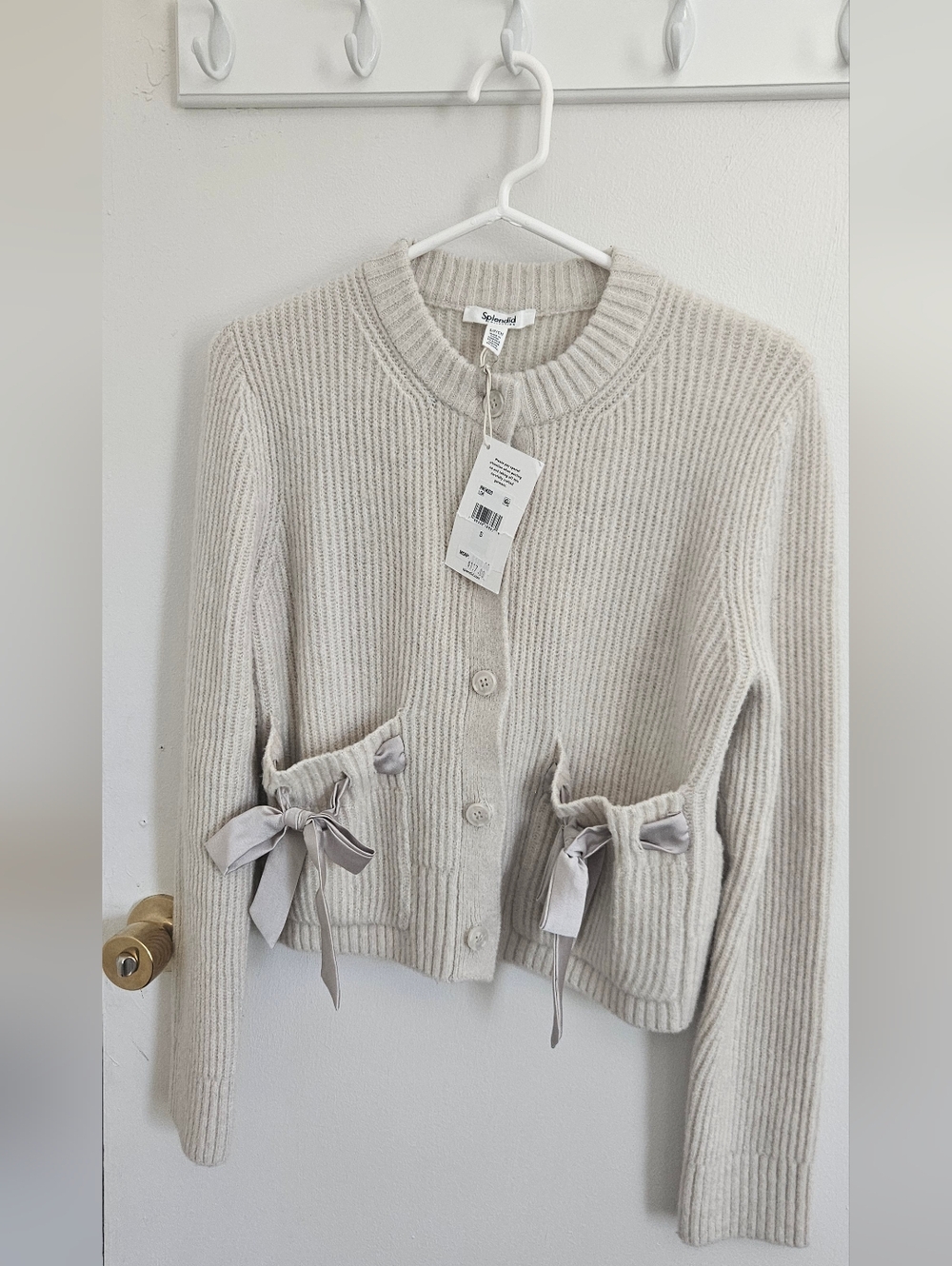 Splendid Stassi Satin Tie Cardigan